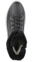 Rieker Winterstiefel W0963-01 (Schnürstiefel mit Innenfutter, Glattleder) schwarz Damen