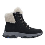 Rieker Winterstiefel Z3971 (Schnürstiefel mit Innenfutter, Rauleder) schwarz Damen