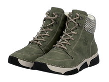 Rieker Winterstiefel 45955-54 (Stiefel mit seitlichen Reissverschluss und Innenfutter) grün Damen