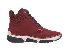 Rieker Winterstiefel 45960-35 (Schnürstiefel mit Innenfutter, sehr warm) rot Damen