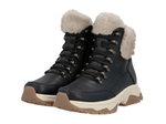 Rieker Winterstiefel W3971-00 (Stiefel mit seitlichen Reissverschluss und Innenfutter) schwarz Damen