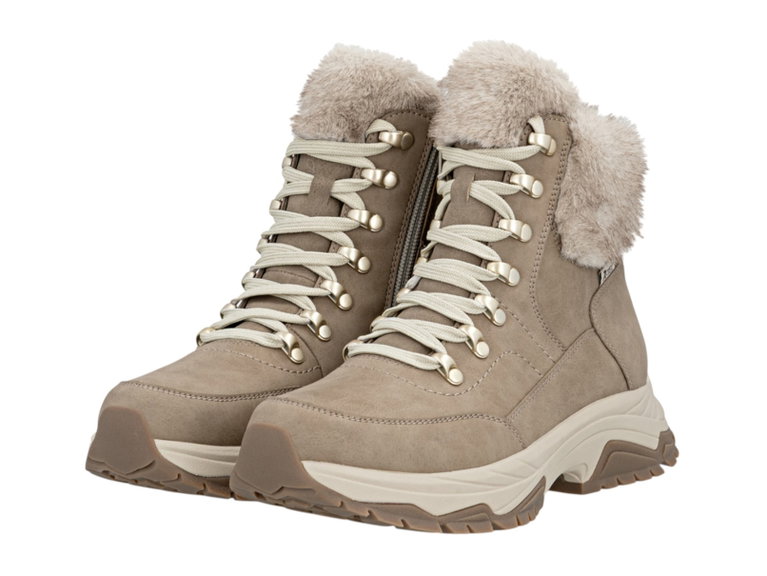 Rieker Winterstiefel W3971-20 (Stiefel mit seitlichen Reissverschluss und Innenfutter) beige Damen