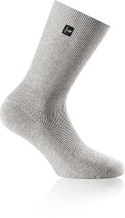 Rohner Day Sock SupeR (ribbed, non-slip, cotton) grey Men - 1 Pair