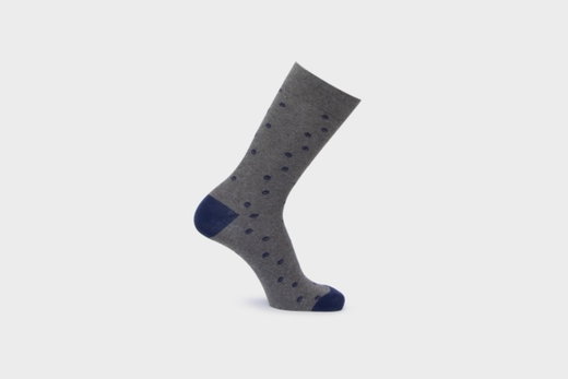 Rohner Skarpetki dzienne Fashion szare/niebieskie męskie - 1 para