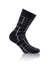 Rohner Day Sock Fashion black/white Men - 1 Pair
