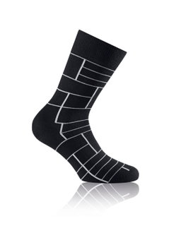Rohner Tagessocke Fashion schwarz/weiss Herren - 1 Paar