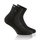 Rohner Trek Everyday Quarter Walking Socks (pleasant foot climate and maximum comfort) black - 1 pair