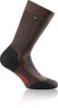 Rohner Trekkingsocke Crew Mountain Trekking (antibakteriell, Fuss-Wellness) dunkelbraun - 1 Paar