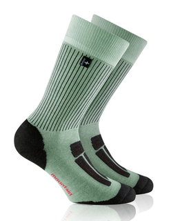 Rohner Trekkingsocke Crew Mountain Trekking (antibakteriell, Fuss-Wellness) mintgrün - 1 Paar