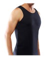 Rohner Unterhemd Basic Singlet (Baumwolle) Unterwäsche schwarz Herren
