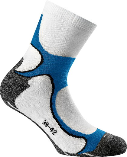 Rohner Next Nordic Walkingsocken weiss/blau - 2 Paar
