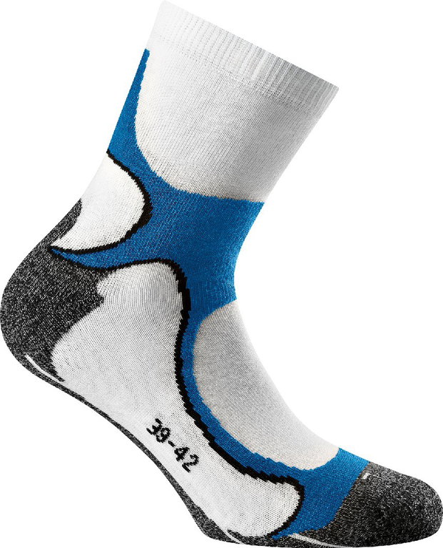 Rohner Next Nordic Walking Socks white/blue - 2 pairs