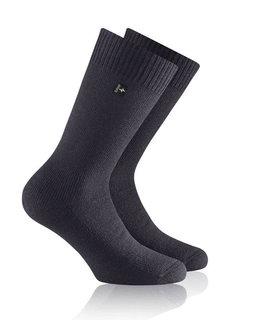 Rohner Work Sock Working Light (Wool Blend, Abrasion Resistant) Grey/Blue Men - 1 Pair