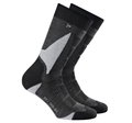 Rohner Wandersocke Back-Country (Merinowollmischgewebe) grau/schwarz/beige - 1 Paar