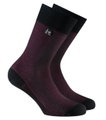 Rohner Businesssocke Crew Capri bordeaux Herren - 1 Paar