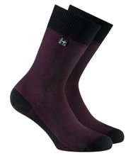 Rohner Businesssocke Crew Capri bordeaux Herren - 1 Paar