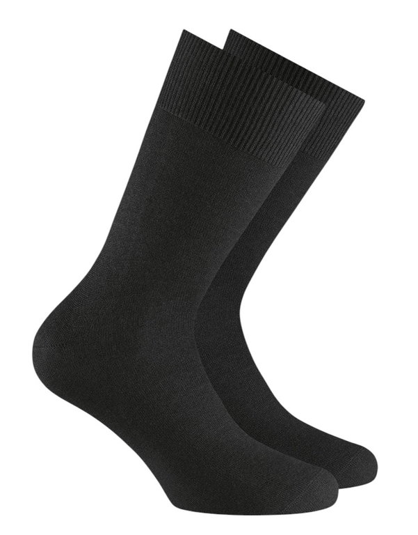 Rohner Businesssocke Premium (Kaschmir) schwarz Herren - 1 Paar