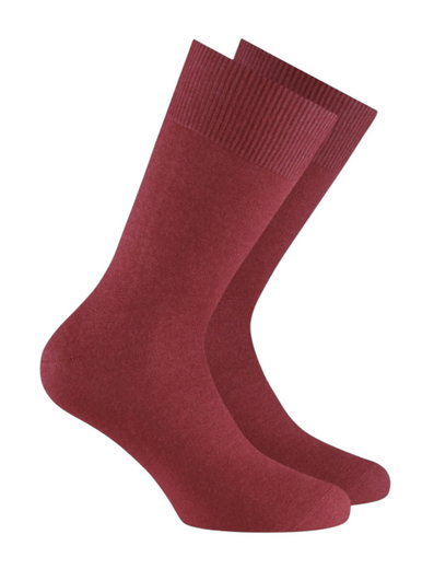 Rohner Businesssocke Premium (Kaschmir) rot Herren - 1 Paar