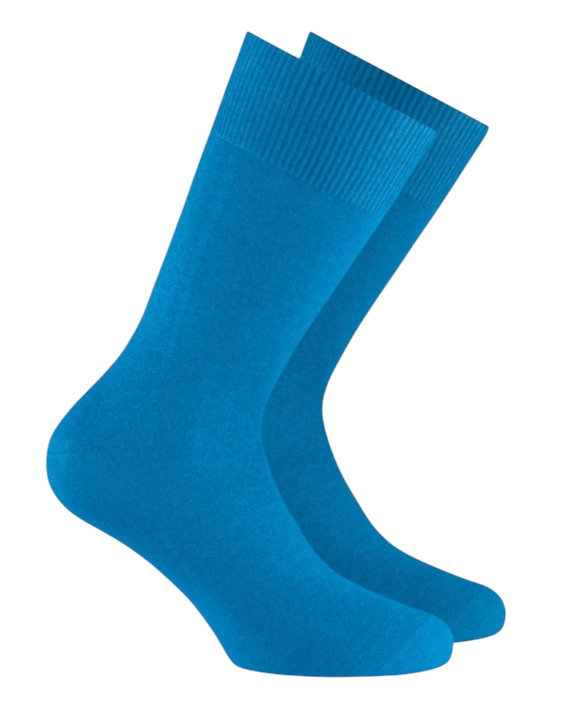 Rohner Businesssocke Premium (Kaschmir) oceanblau Herren - 1 Paar