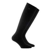 Rohner Business Sock Calf Super Long Cotton black Men - 1 Pair
