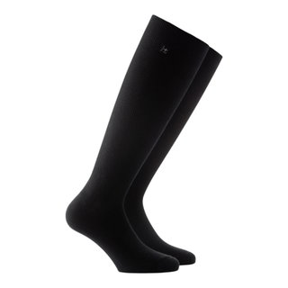 Rohner Business Sock Calf Super Long Cotton black Men - 1 Pair