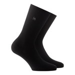 Rohner Businesssocke Crew Platin schwarz Herren - 1 Paar