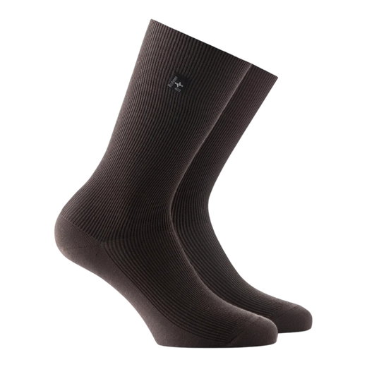 Rohner Businesssocke Crew Platin dunkelbraun Herren - 1 Paar