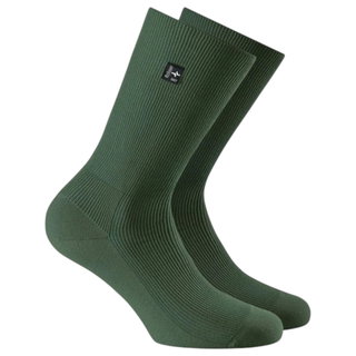 Rohner Business Socks Crew Platinum Green Men's - 1 Pair