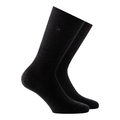 Rohner Businesssocke Crew SupeR WO schwarz Herren - 1 Paar