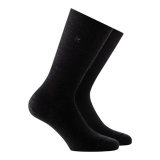 Rohner Businesssocke Crew SupeR WO schwarz Herren - 1 Paar
