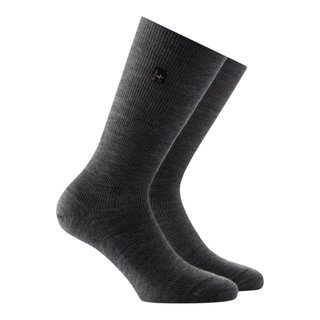 Rohner Business Sock Crew Super WO grey Men - 1 Pair