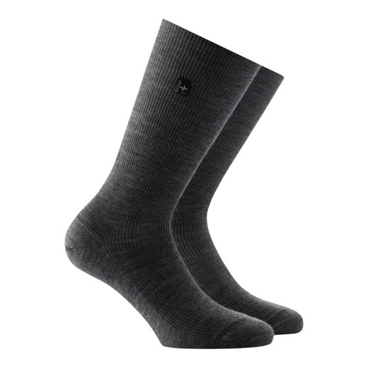 Rohner Businesssocke Crew SupeR WO grau Herren - 1 Paar