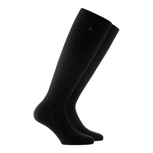 Rohner Businesssocke Knee SupeR Wool Long schwarz Herren - 1 Paar
