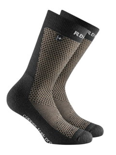 Rohner Trekkingsocke Copper Trek Pro (antibakteriell, maximaler Fusskomfort) schwarz - 1 Paar