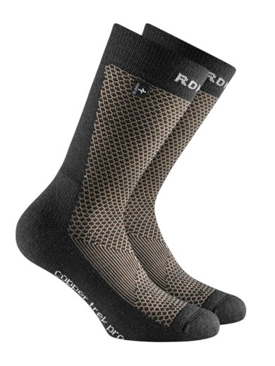 Rohner Trekkingsocke Copper Trek Pro (antibakteriell, maximaler Fusskomfort) schwarz - 1 Paar