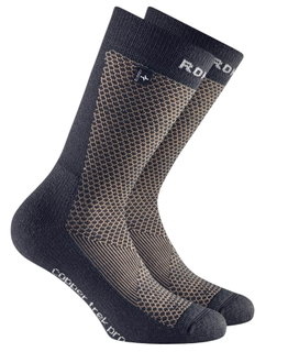Rohner Trekkingsocke Copper Trek Pro (antibakteriell, maximaler Fusskomfort) marineblau - 1 Paar