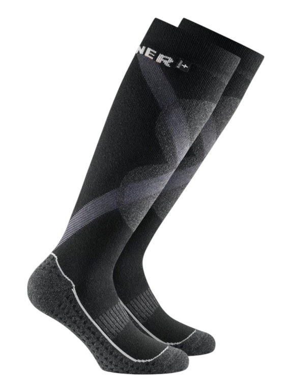 Rohner Winter-Skisocke Eco Jet (warm, maximale Polsterung) schwarz - 1 Paar