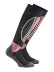 Rohner Skisocke High Performance schwarz/rosa Herren - 1 Paar