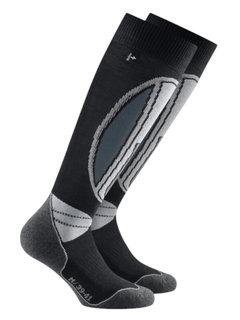 Rohner Skisocke High Performance schwarz/grau Herren - 1 Paar