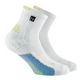 Rohner Laufsocke Run Pro Quarter l/r weiss/blau Herren