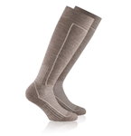Rohner Skarpetki narciarskie Natural Ski (mieszanka wełny) brązowe - 1 para