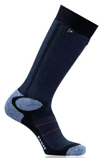 Rohner Ski Sock Power Tech black/grey Kids - 1 Pair (Size 27-30)