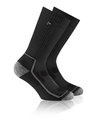 Rohner Sportsocke Crew Eco X-Sport (Bio-Baumwolle, feuchtigkeitsabsorbierend) schwarz/grau- 1 Paar