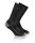 Rohner Sportsocke Crew Eco X-Sport (Bio-Baumwolle, feuchtigkeitsabsorbierend) schwarz/grau- 1 Paar