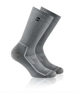 Rohner Sport Sock Crew Eco X-Sport (Organic Cotton, Moisture Absorbing) Grey - 1 Pair