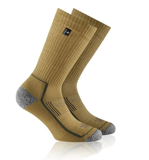 Rohner Skarpetki Sportowe Crew Eco X-Sport (Bawełna organiczna, pochłaniająca wilgoć) khaki - 1 para