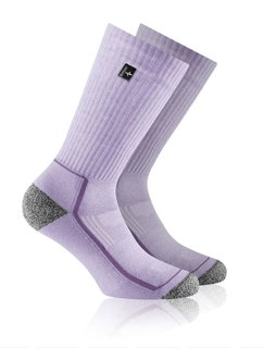 Rohner Sportsocke Crew Eco X-Sport (Bio-Baumwolle, feuchtigkeitsabsorbierend) violett/lavender - 1 Paar