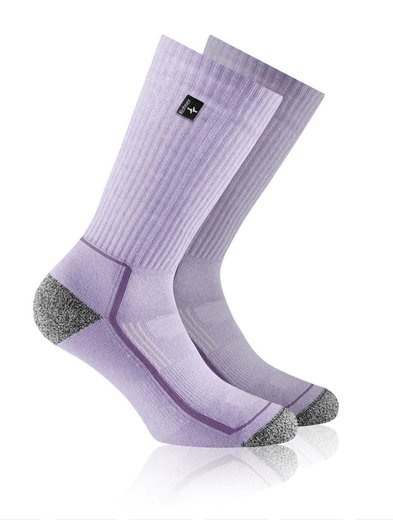Rohner Skarpetki Sportowe Crew Eco X-Sport (Bawełna organiczna, pochłaniająca wilgoć) fioletowy/lawendowy - 1 para
