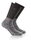 Rohner Wandersocke Fibre High Tech (Coolmax-Fasern/Merinowolle) anthrazit/grau - 1 Paar
