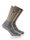 Rohner Wandersocke Fibre High Tech (Coolmax-Fasern/Merinowolle) beigebraun/grau- 1 Paar